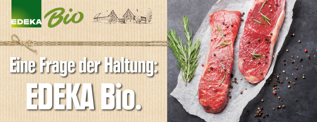 Neu. Bio Fleischprodukte am Bedienthresen. 1